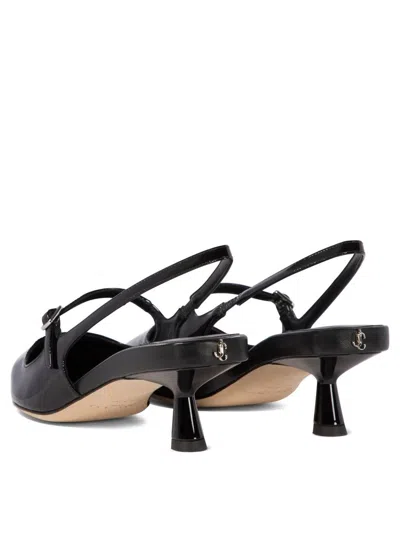 Shop Jimmy Choo "didi 45" Slingbacks In Black