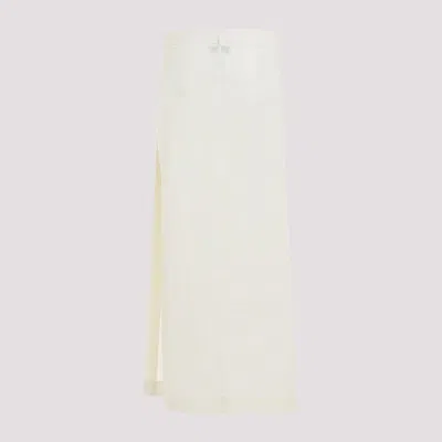 Lemaire Maxi Buttoned Wrap Skirt In Beige