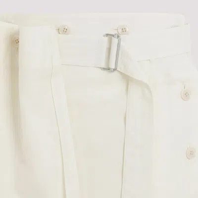 Lemaire Maxi Buttoned Wrap Skirt In Beige