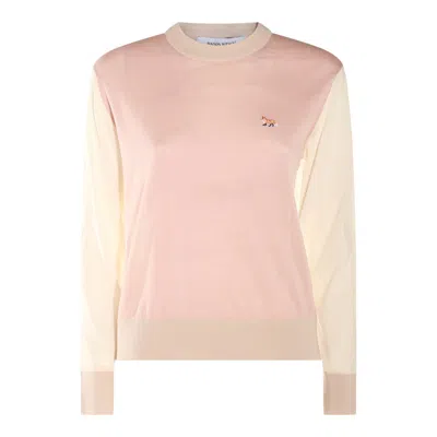 Shop Maison Kitsuné Maison Kitsune' Sweaters In Pasture Rose