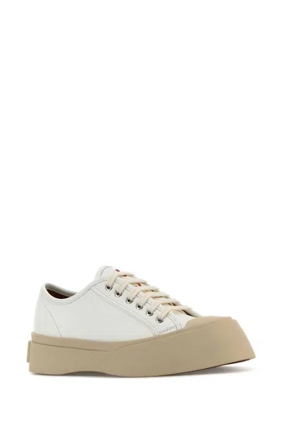 Shop Marni Sneakers In White