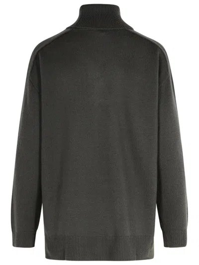 P.a.r.o.s.h . 'loos' Turtleneck Sweater In Dove Grey Wool Blend In Grey