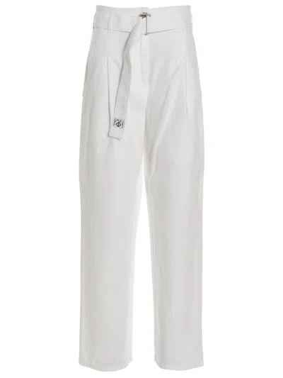 Philosophy Di Lorenzo Serafini Philosophy Belted Jeans In White