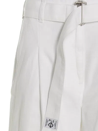 Philosophy Di Lorenzo Serafini Philosophy Belted Jeans In White