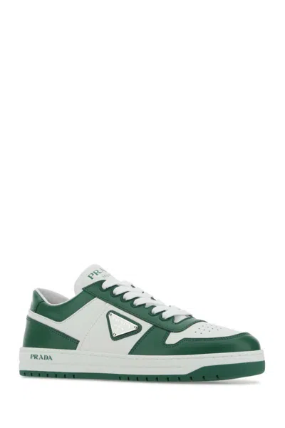 Shop Prada Sneakers In Multicoloured