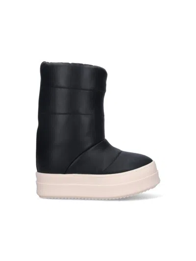 Rick Owens Boots In Black
