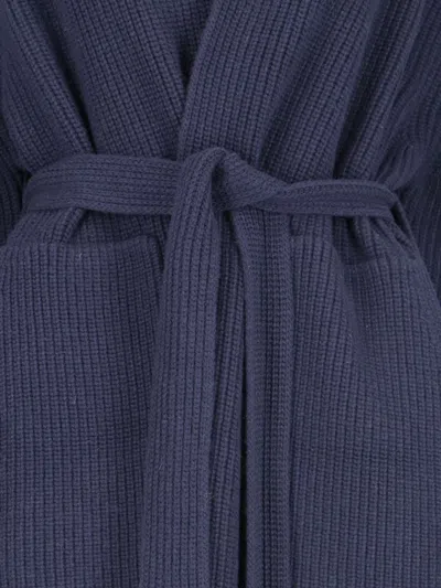 Sa Su Phi Sara Maxi Coat In Blue In Blue