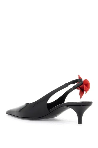 Shop Magda Butrym Slingback Décolleté In Black