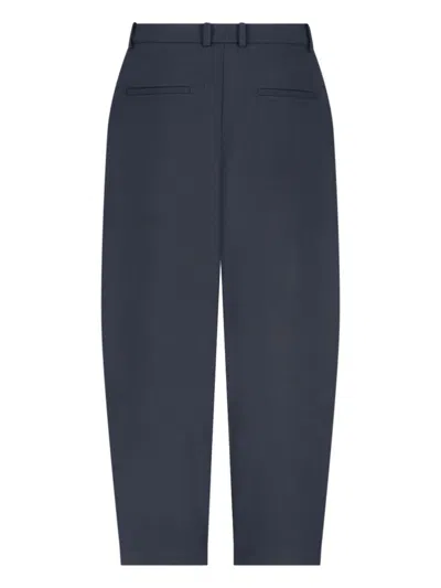 Shop Studio Nicholson Trousers In Blue