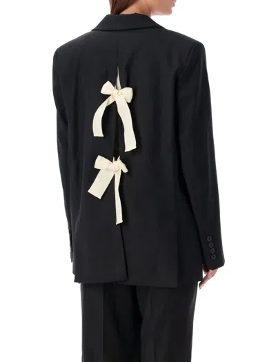 Shop The Garment Pluto Ribbon Blazer In Black