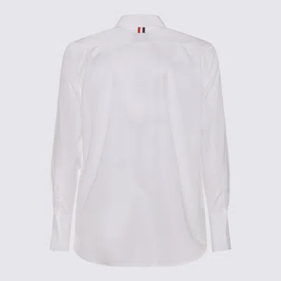 Shop Thom Browne White Cotton Shirt