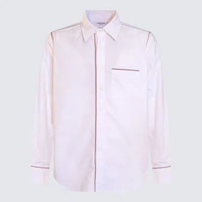 Shop Thom Browne White Cotton Shirt