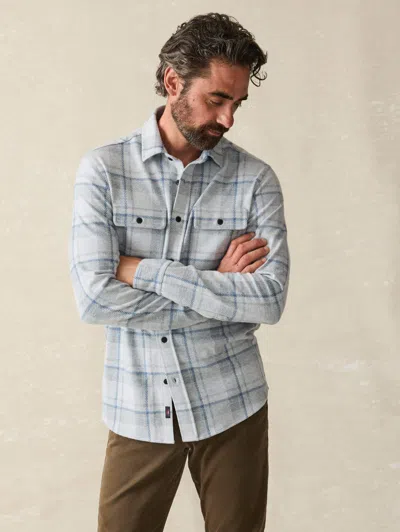 Faherty Legend&trade; Sweater Shirt In Maine Sky Plaid