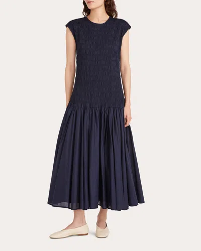 Merlette Stijl Dress In Navy In Blue