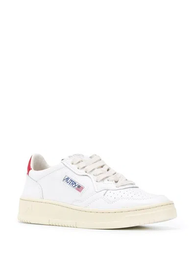 Autry Sneakers In Wht/red