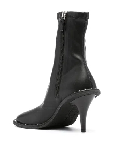 Stella Mccartney Ryder Sock Ankle Boots With Heel In Black
