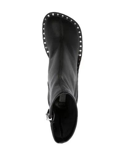 Stella Mccartney Ryder Sock Ankle Boots With Heel In Black