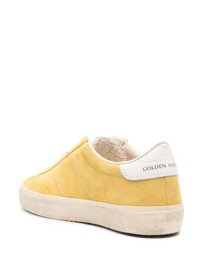 Shop Golden Goose Soul Star Suede Sneakers In Honey/milk