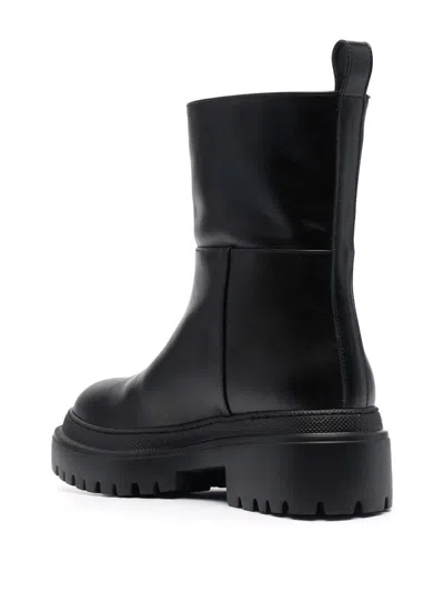 L'autre Chose Leather Ankle Boots
