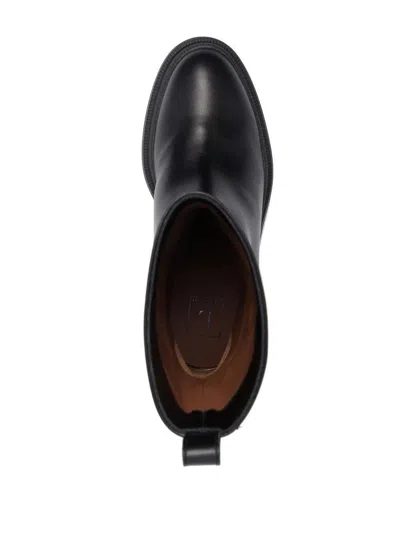 L'autre Chose Leather Ankle Boots