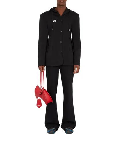 Maitrepierre Trouser Black Fleece In Black