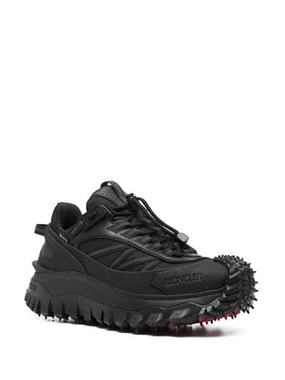 Shop Moncler Trailgrip Gtx Low Top Sneakers In Black