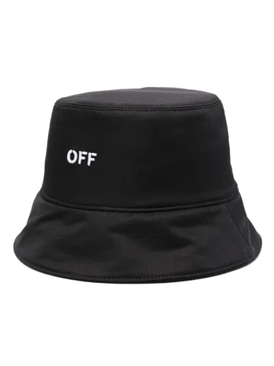 Off-white Reversible Domed Crown Bucket Hat In Multicolor