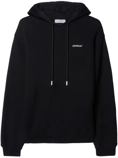 Shop Off-white X-ray Arrows Cotton Hoodie In Black Multicolor