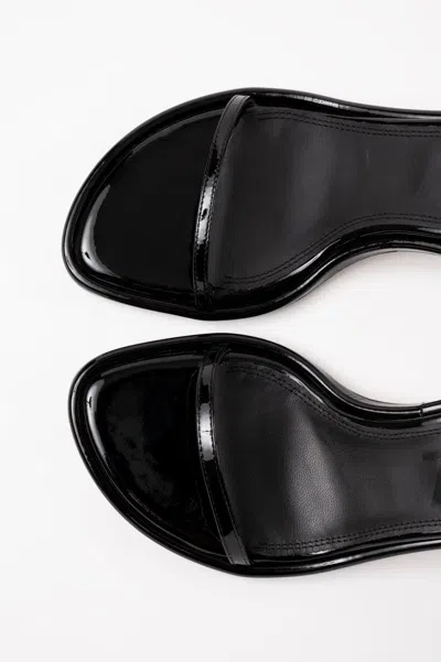 Souliers Martinez 55mm Ivone Leather Sandals In Black