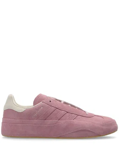 Y-3 X Adidas Gazelle Low-top Sneakers In Pink