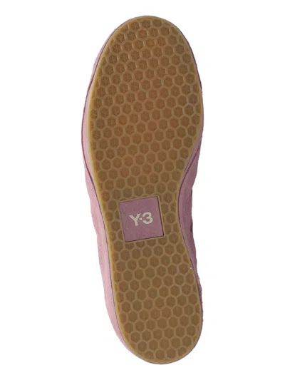 Y-3 X Adidas Gazelle Low-top Sneakers In Pink