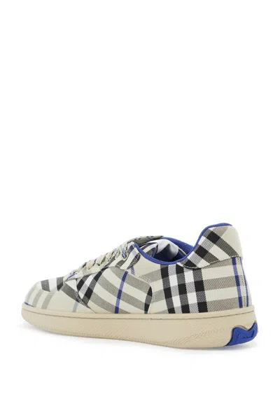 Shop Burberry Terrace Check Sneakers