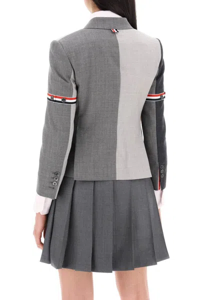 Shop Thom Browne "blazer Fit 3 In Funmix In Grey