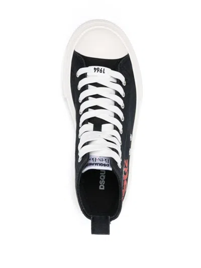 Dsquared2 Betty Boop Berlin Sneakers In Black