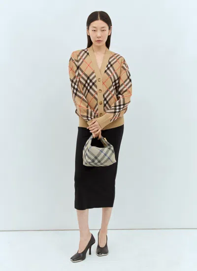 Burberry Cardigan In Brown