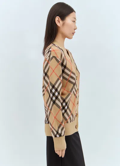 Burberry Cardigan In Brown