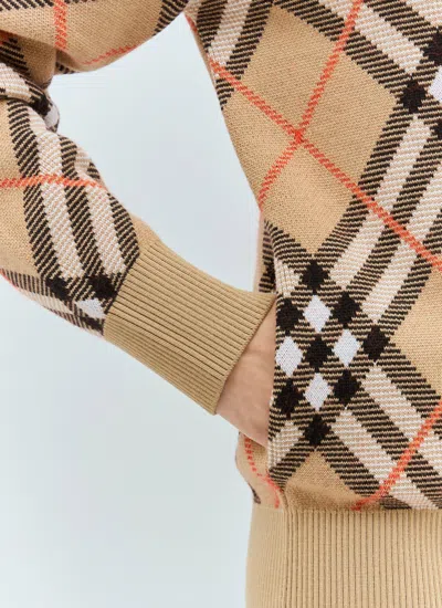 Burberry Cardigan In Brown