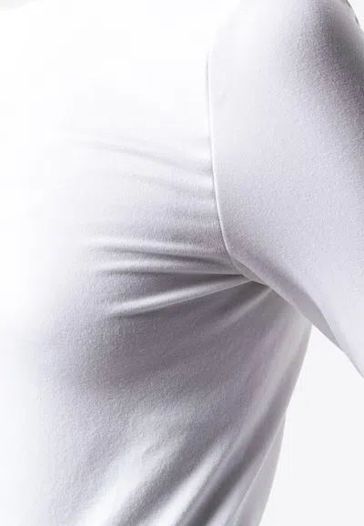 Wolford Aurora High-neck Pullover In White