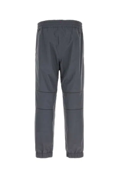 Moncler Logo-embossed Track Pants In Grey