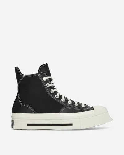Converse Gender Inclusive Chuck 70 De Luxe Square Toe Platform High Top Sneaker In Black