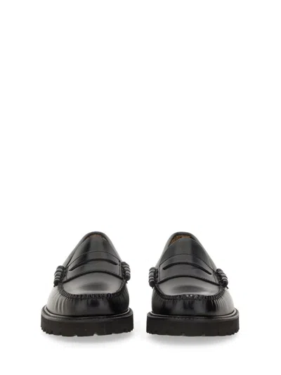 Shop Gh Bass G.h. Bass Moccasin Weejun 90s In Black