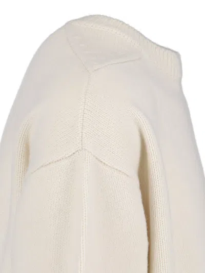 Studio Nicholson Merino Wool-blend Sweater In White