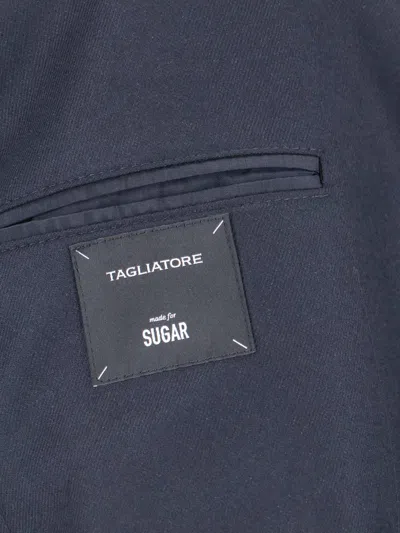 Shop Tagliatore Jackets In Blue