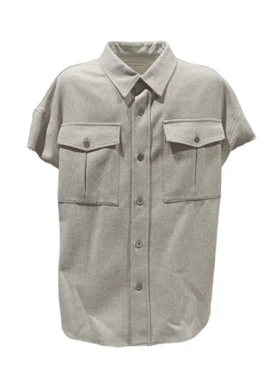 Shop Dries Van Noten Cilloth 9261 M.w.shirt Lgry In Grey