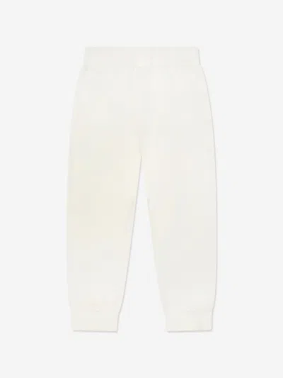 Balmain Kids Logo Joggers In Ivory