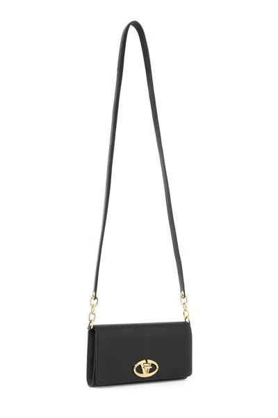 Shop Valentino Garavani "mini Vlogo Shoulder Bag The Bold Edition In Black