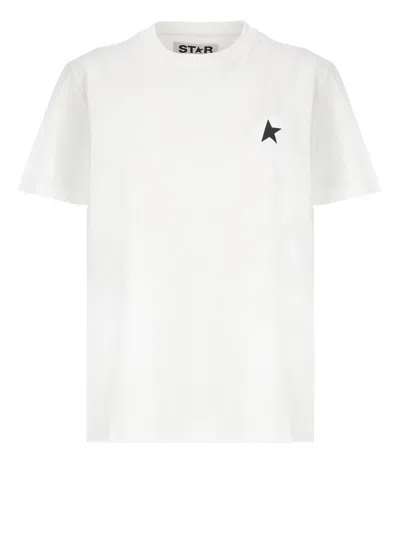 Shop Golden Goose T-shirts And Polos White