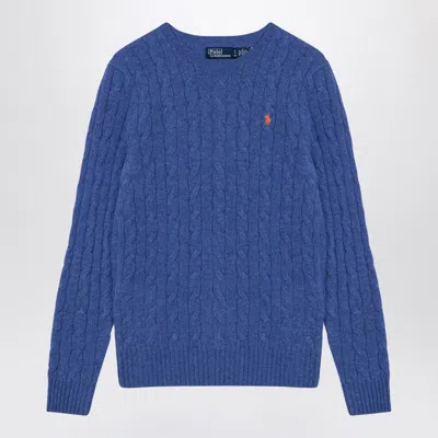 Shop Polo Ralph Lauren Light And Cable Jumper In Blue