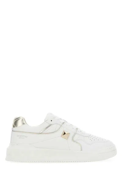 Shop Valentino Garavani Sneakers In White