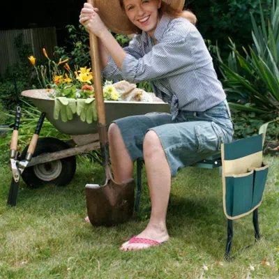 Hivvago Folding Sturdy Garden Kneeler Pad And Cushion Seat